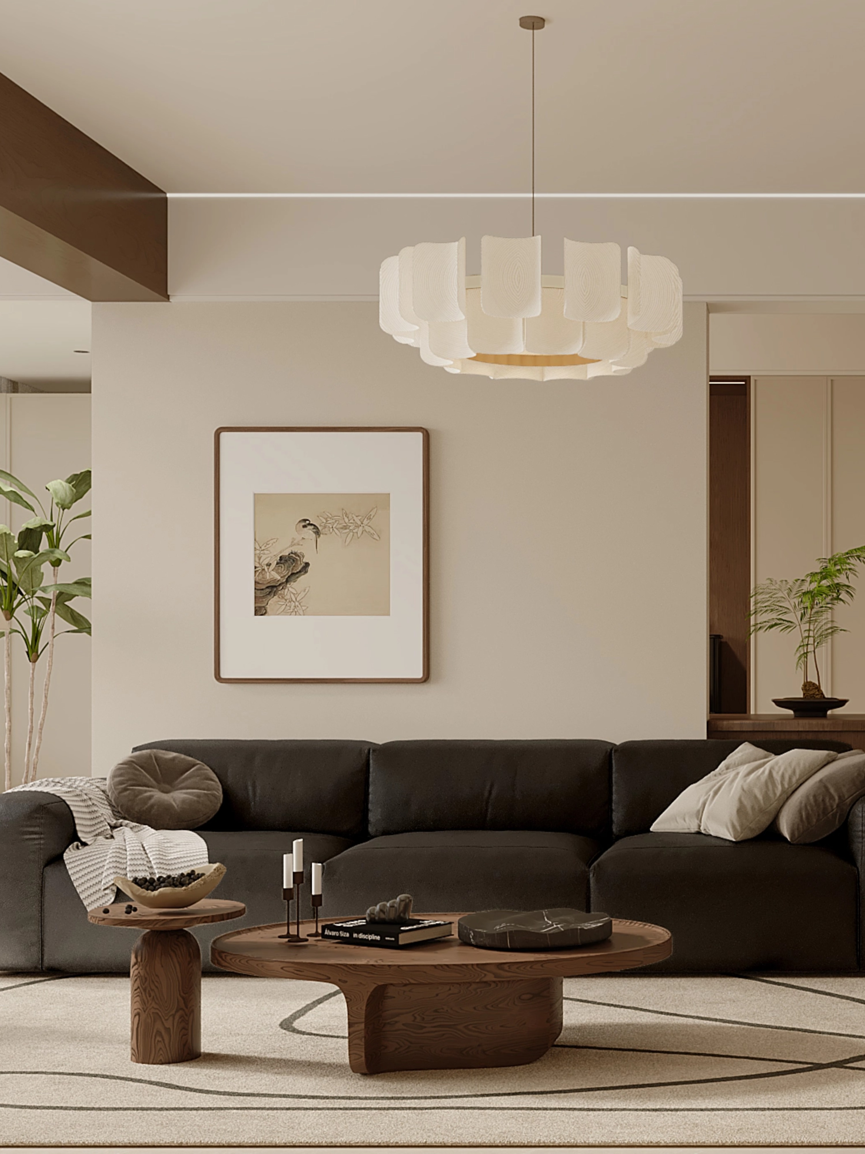 以自然为序,140㎡现代空间织就慵懒与格调